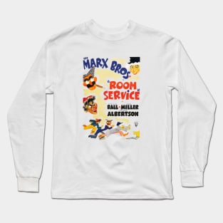 Marx Brothers Bros Groucho Room Service Long Sleeve T-Shirt